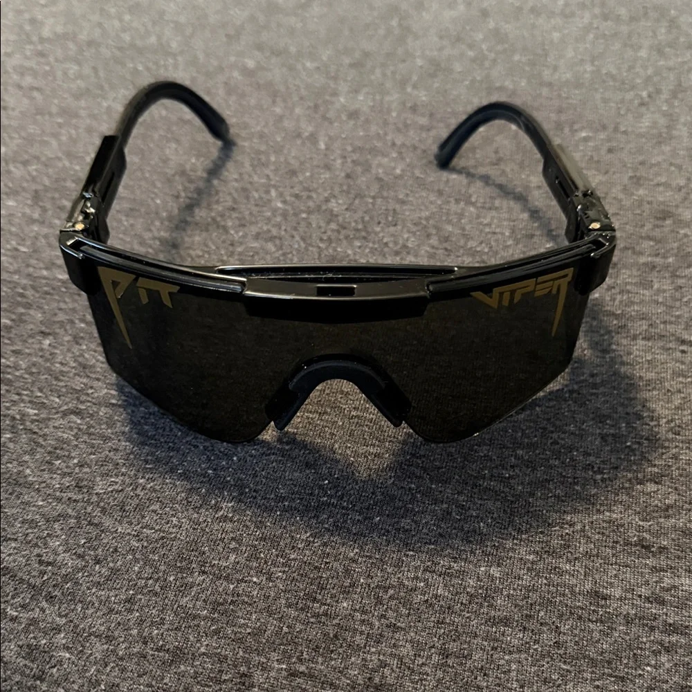 Pit Viper Black and Gold Sunglasses